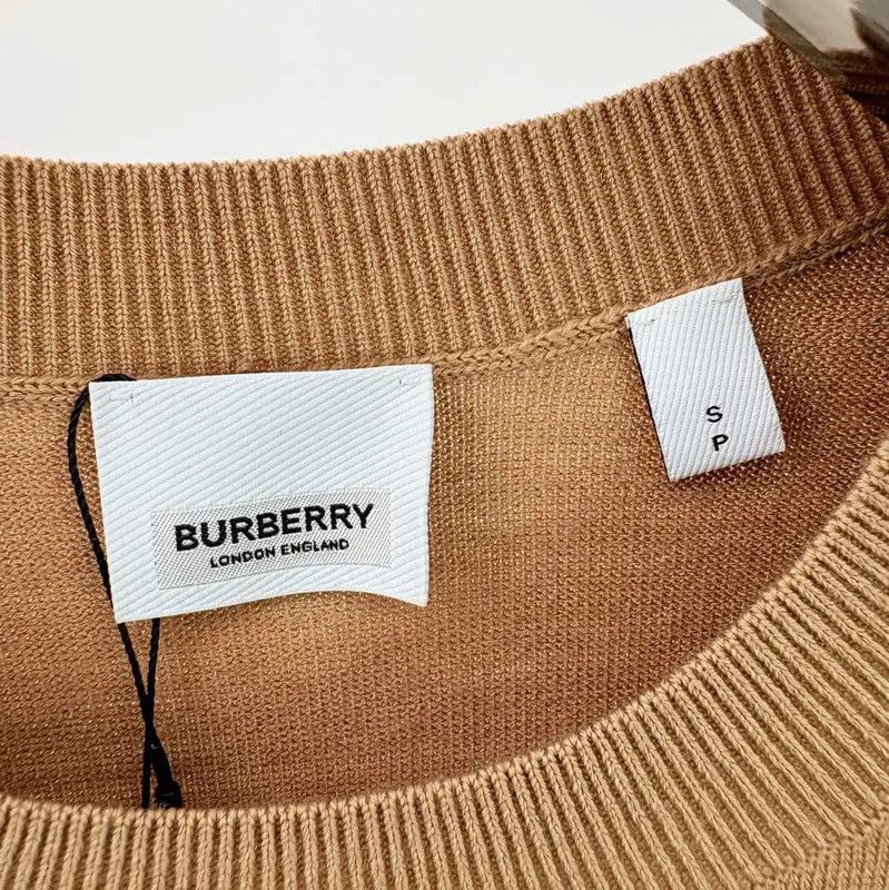 Burberry Burberry Khaki Wool Men's Sweater Size US S / EU 44-46 / 1 - 4 Thumbnail