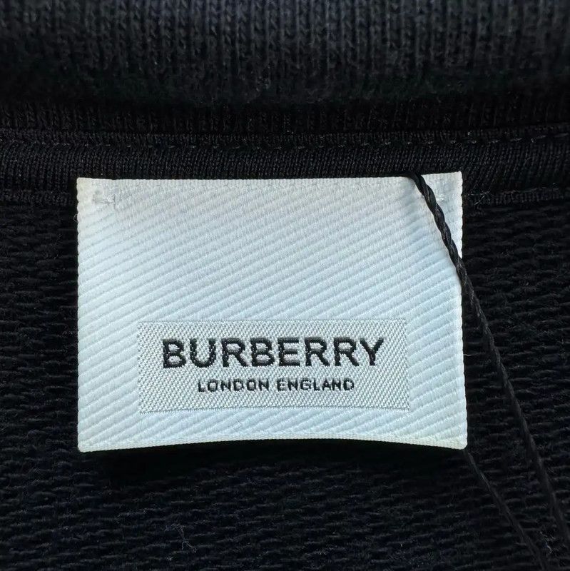 Burberry Burberry Black Logo Check Hooded Sweatshirt Size US S / EU 44-46 / 1 - 5 Thumbnail
