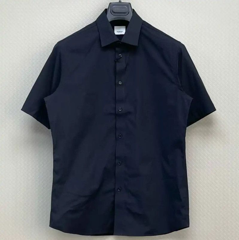 Burberry Burberry Black Logo Check Short Sleeve Shirt Size US L / EU 52-54 / 3 - 2 Thumbnail