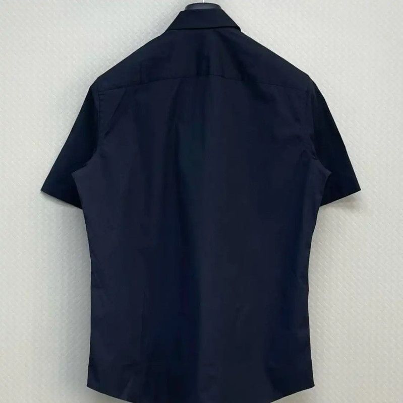 Burberry Burberry Black Logo Check Short Sleeve Shirt Size US L / EU 52-54 / 3 - 3 Thumbnail
