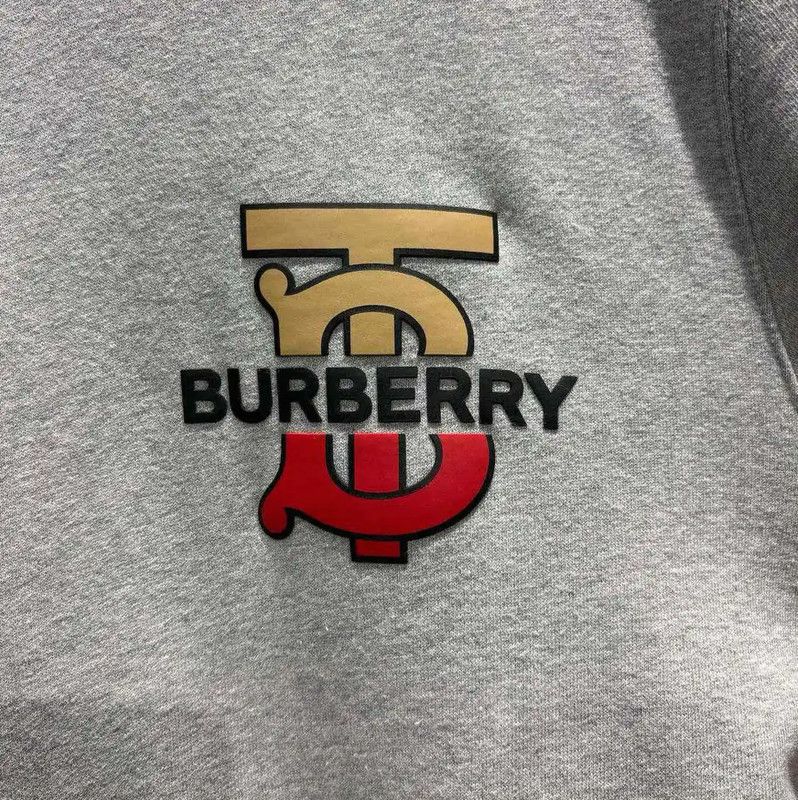 Burberry Burberry Gray Cotton Men’s Sweatshirt Size US S / EU 44-46 / 1 - 6 Thumbnail