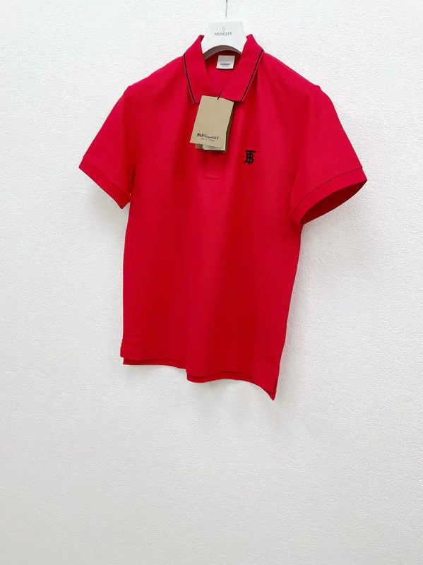 Burberry Burberry Red Cotton Men's T-Shirt Size US S / EU 44-46 / 1 - 3 Thumbnail