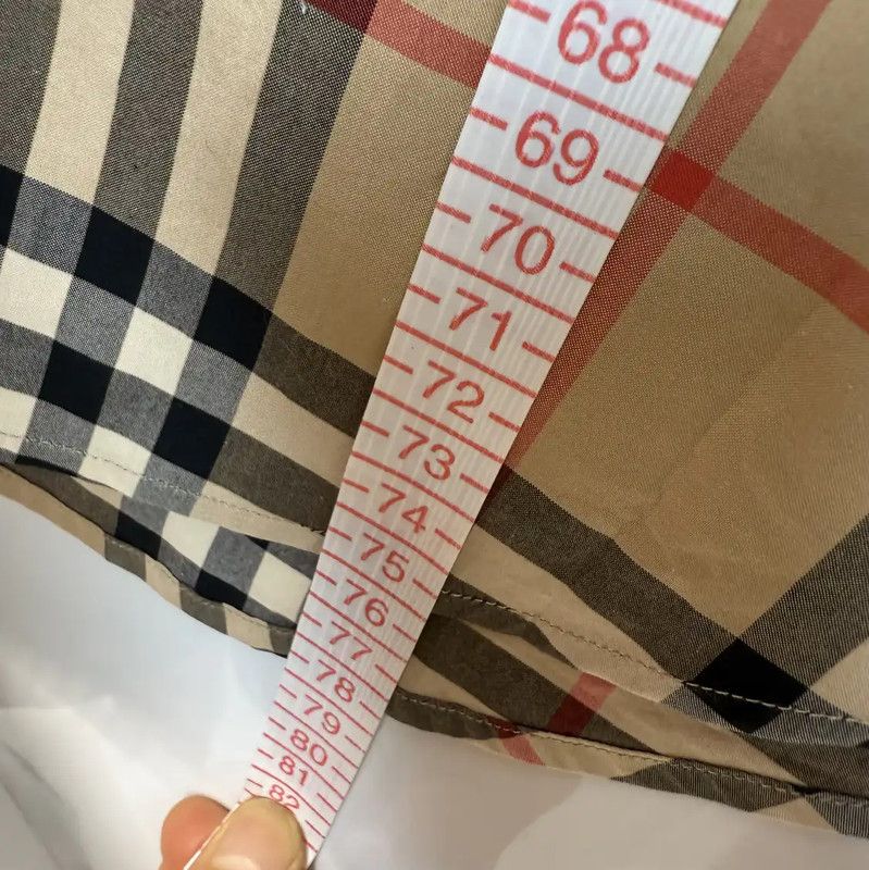 Burberry Burberry Khaki Long Sleeve Cotton Shirt Size US S / EU 44-46 / 1 - 7 Thumbnail