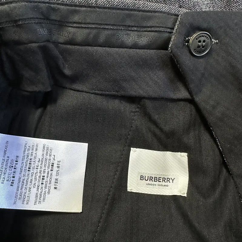 Burberry Burberry Men's Casual Pants in Grey Wool Size US 26 / EU 42 - 4 Thumbnail