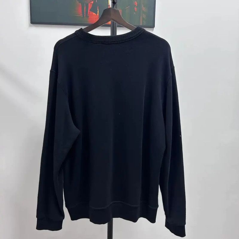 Burberry Burberry Black Cotton Long Sleeve Sweatshirt Size US L / EU 52-54 / 3 - 2 Thumbnail
