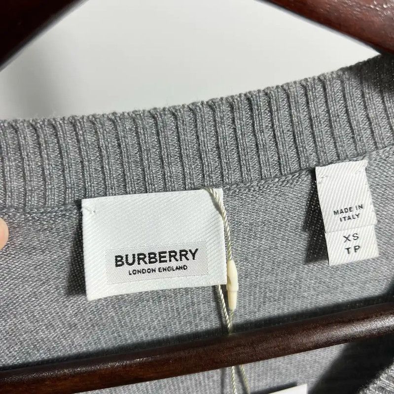 Burberry Burberry Gray Cotton Cardigan for Men Size US XS / EU 42 / 0 - 3 Thumbnail