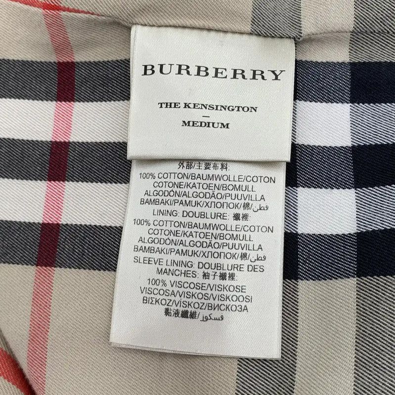 Burberry Burberry Black Cotton Men's Trench Coat Size US M / EU 48-50 / 2 - 7 Thumbnail