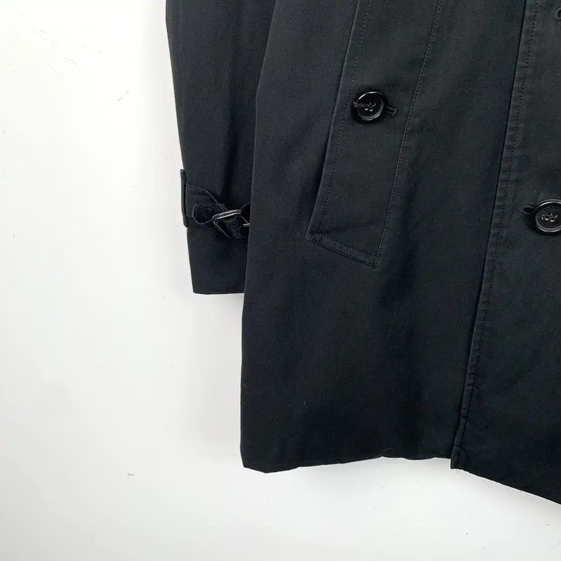 Burberry Burberry Black Cotton Men's Trench Coat Size US M / EU 48-50 / 2 - 4 Thumbnail
