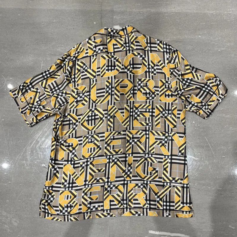 Burberry Burberry Colorful Silk Short Sleeve Shirt Size US S / EU 44-46 / 1 - 2 Thumbnail
