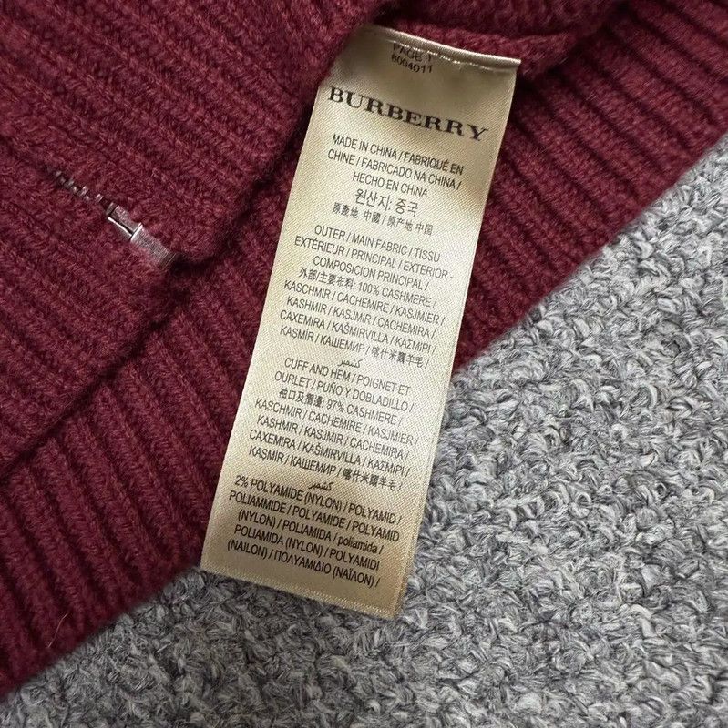 Burberry Burberry Men's Red Cotton Hoodie Size US M / EU 48-50 / 2 - 4 Thumbnail
