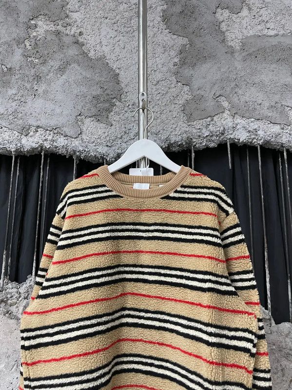 Burberry Burberry Khaki Cotton Knit Sweater for Men Size US S / EU 44-46 / 1 - 3 Thumbnail