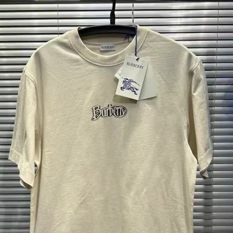 Burberry Burberry Men's Cotton T-Shirt in Beige Size US M / EU 48-50 / 2 - 5 Thumbnail