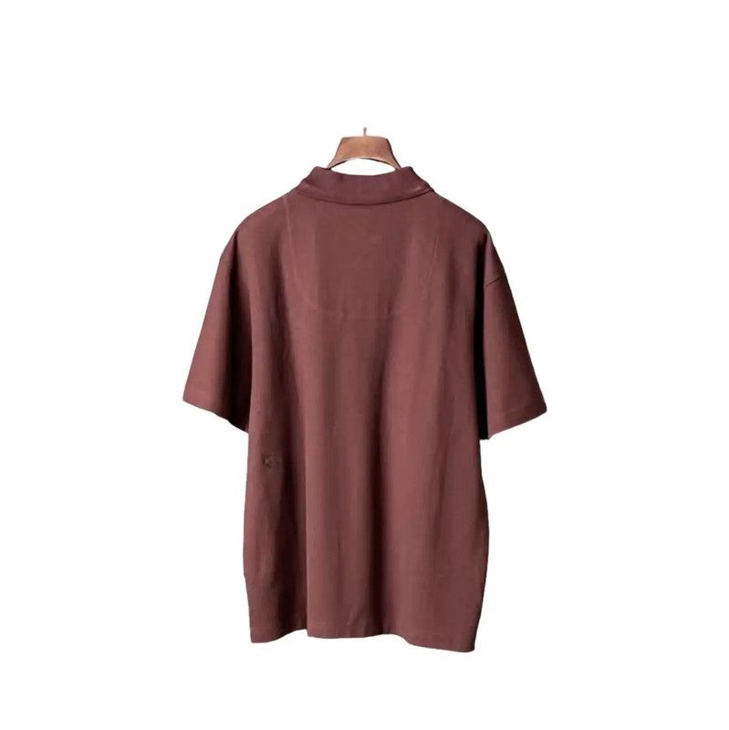 Burberry Burberry Brown Cotton Men's Polo Shirt Size US XL / EU 56 / 4 - 2 Thumbnail