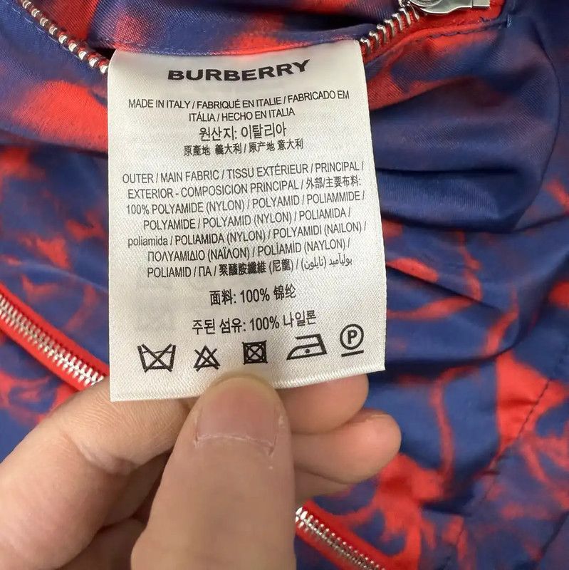 Burberry Burberry Colorful Nylon Hooded Jacket Size US S / EU 44-46 / 1 - 4 Thumbnail
