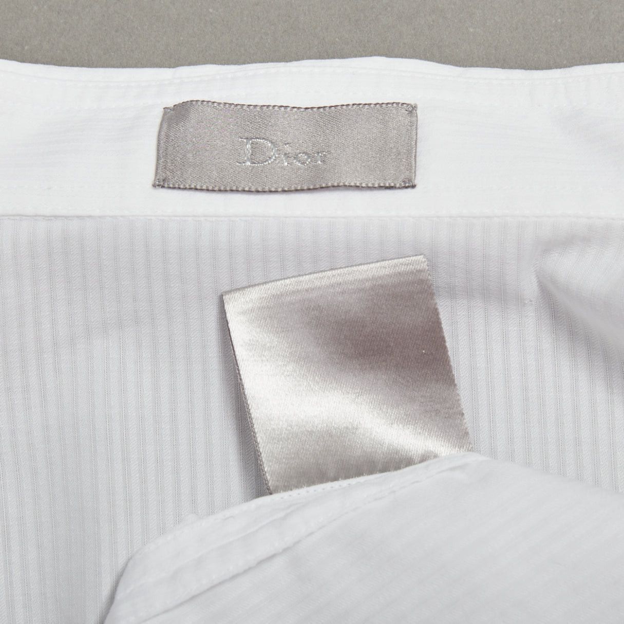 Dior DIOR HOMME Hedi Slimane white cotton black bee embroidery shirt EU39 M Size US M / EU 48-50 / 2 - 8 Thumbnail