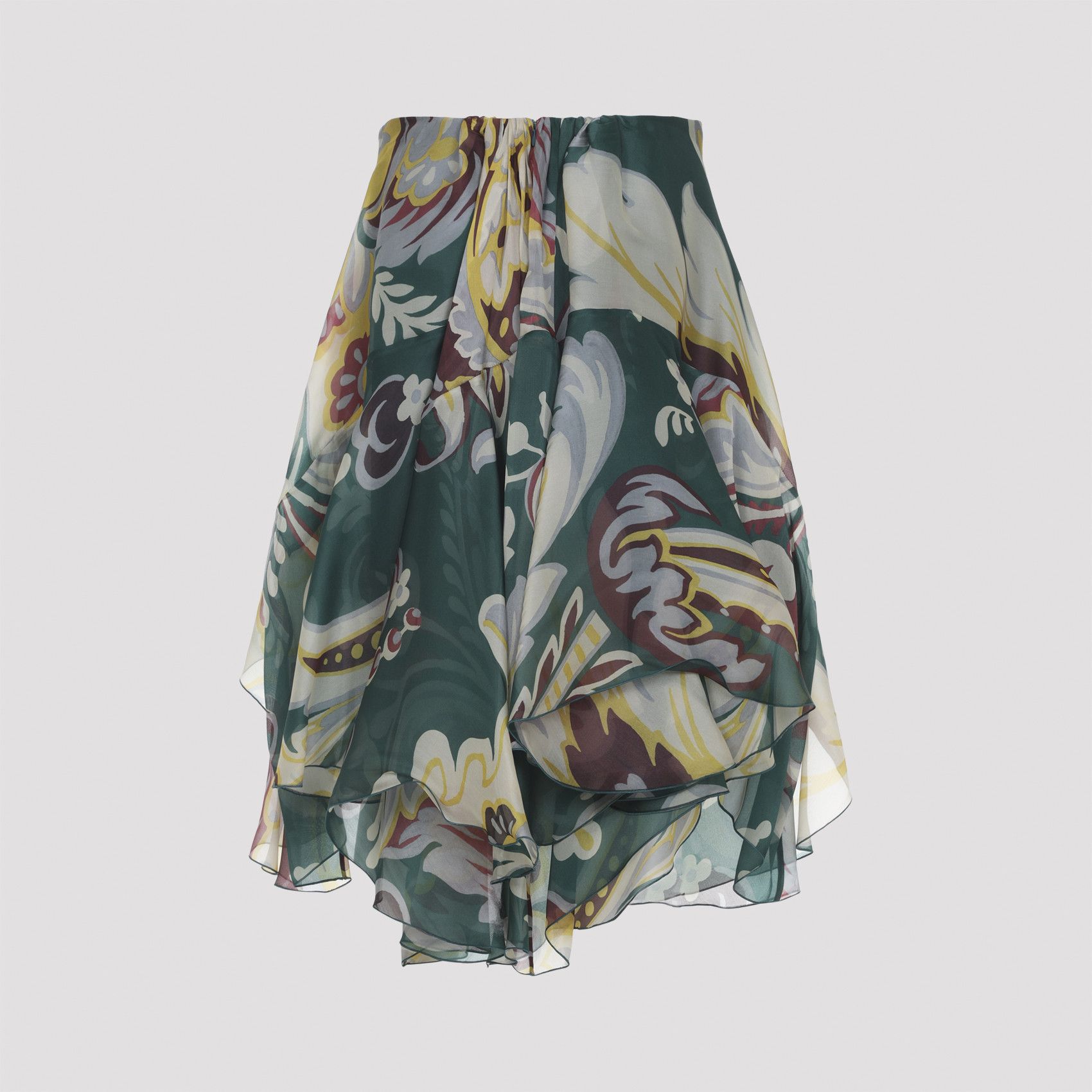 Etro Etro Asymmetric Mini Skirt Size 28" / US 6 / IT 42 - 2 Thumbnail
