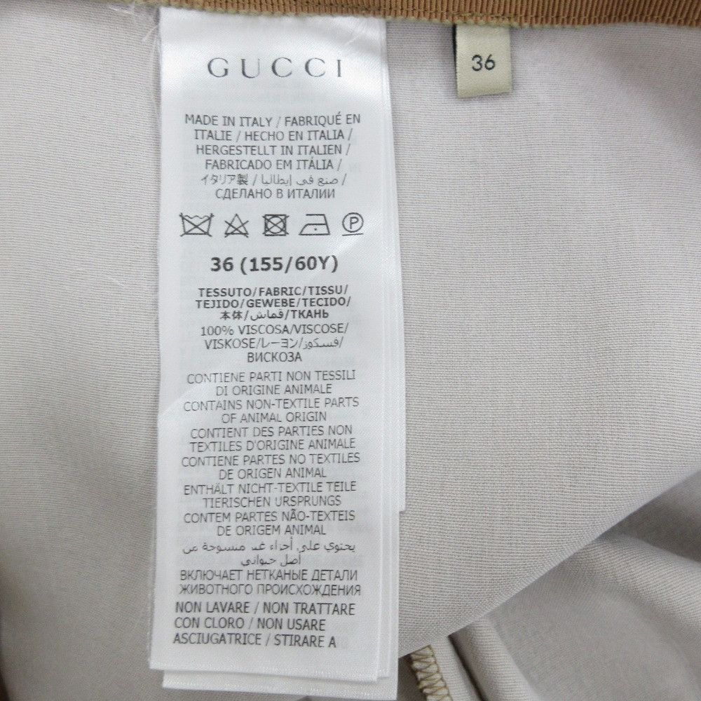 Gucci Gucci Gucci Side Zip Viscose Pants Others Pants 686569 Z736B DUTY FREE for USA Size ONE SIZE - 5 Thumbnail
