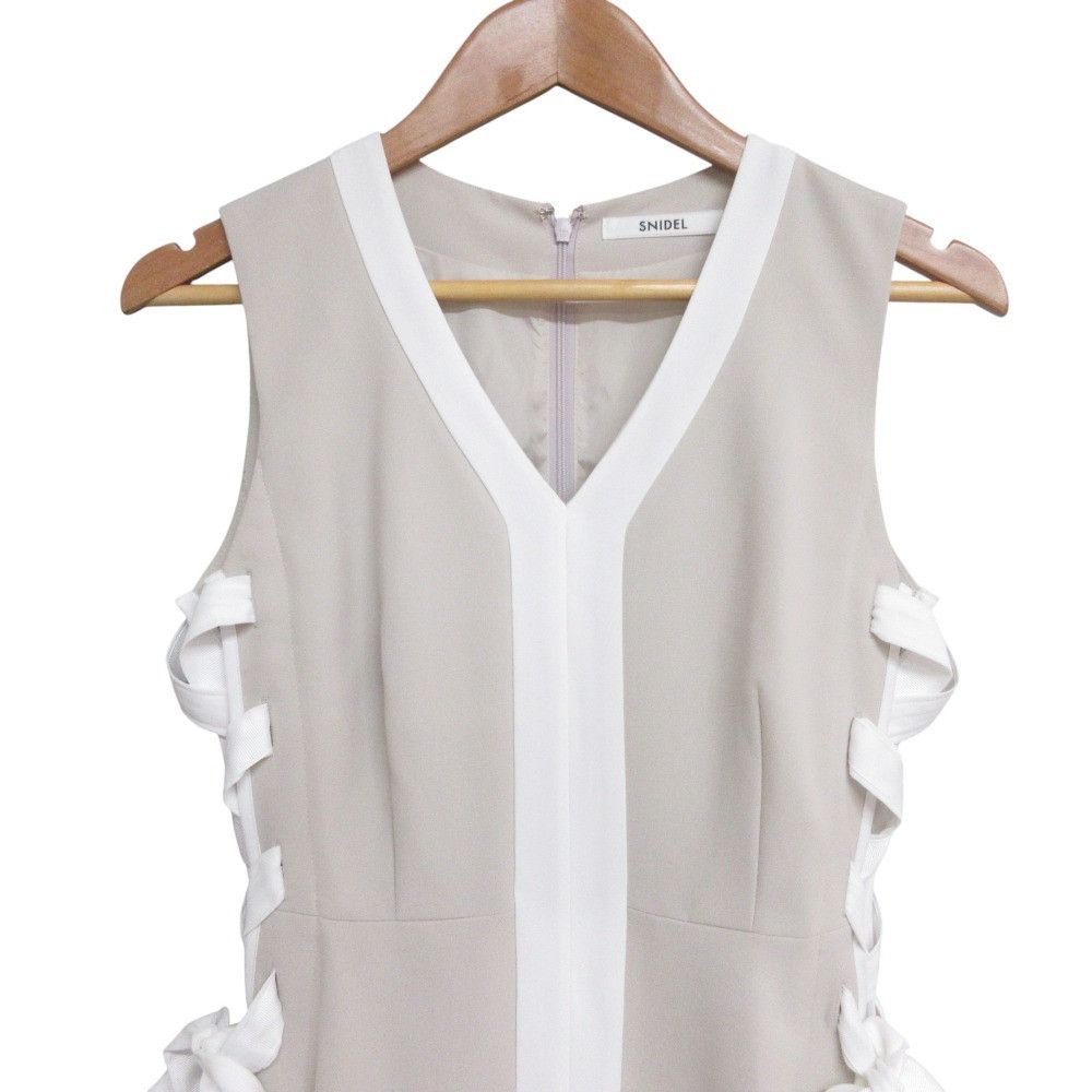 Other Other Snidel Side Ribbon Pleats Dress Others Dresses DUTY FREE for USA Size ONE SIZE - 3 Thumbnail