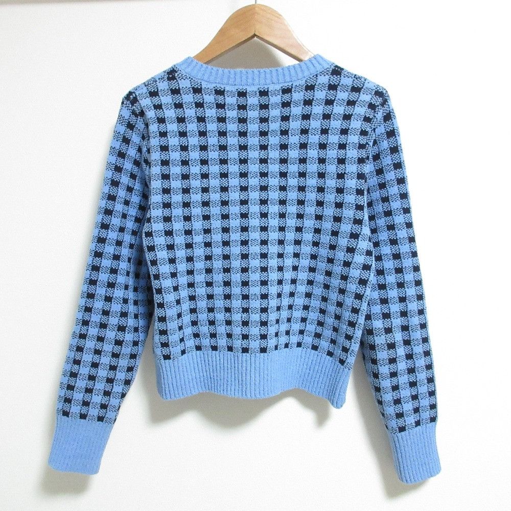 Other Other ANAYI Check Knit Cardigan Others Tops DUTY FREE for USA Size ONE SIZE - 2 Thumbnail