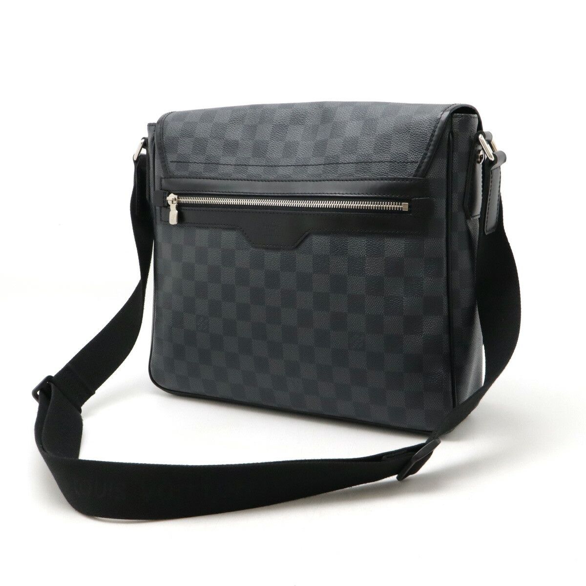 Louis Vuitton Louis Vuitton Louis Vuitton Damier Graphite Daniel MM Shoulder Bag N58029 Canvas Crossbody Bag N58029 DUTY FREE for USA Size ONE SIZE - 2 Thumbnail