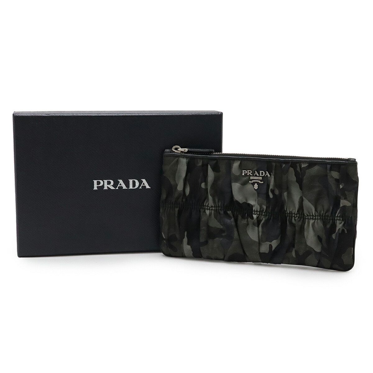 Prada Prada Prada 1M1152 Nylon Pouch Leather Other 1M1152 DUTY FREE for USA Size ONE SIZE - 7 Thumbnail