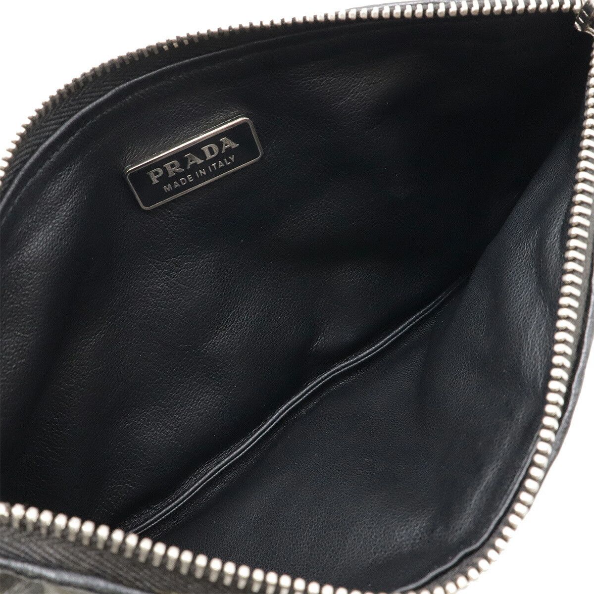 Prada Prada Prada 1M1152 Nylon Pouch Leather Other 1M1152 DUTY FREE for USA Size ONE SIZE - 5 Thumbnail
