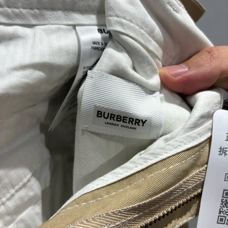 Burberry Burberry Casual Brown Cotton Pants for Men Size US 34 / EU 50 - 4 Thumbnail