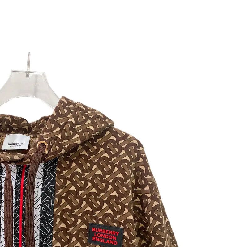 Burberry Burberry Brown Cotton Men’s Hoodie Size US L / EU 52-54 / 3 - 4 Thumbnail
