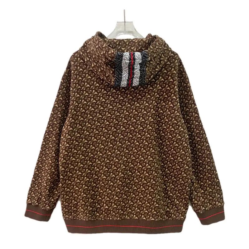 Burberry Burberry Brown Cotton Men’s Hoodie Size US L / EU 52-54 / 3 - 2 Thumbnail
