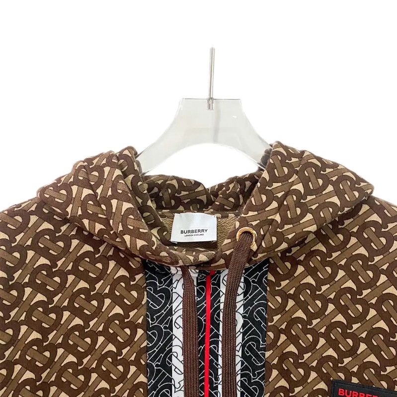 Burberry Burberry Brown Cotton Men’s Hoodie Size US L / EU 52-54 / 3 - 3 Thumbnail