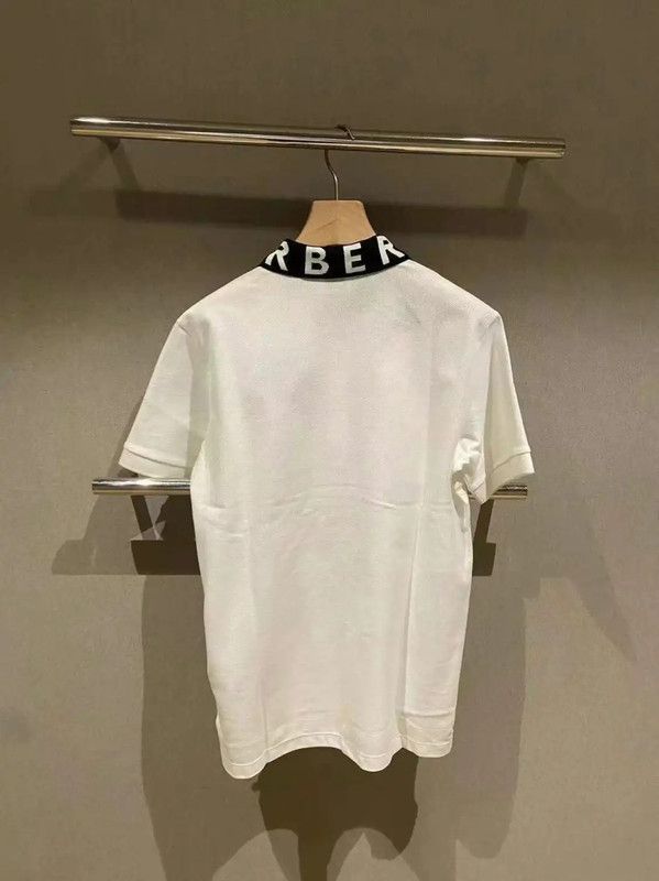 Burberry Burberry Men's White Short Sleeve Polo Size US XL / EU 56 / 4 - 3 Thumbnail