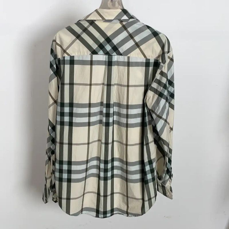 Burberry Burberry Men's Blue Cotton Long Sleeve Shirt Size US S / EU 44-46 / 1 - 2 Thumbnail