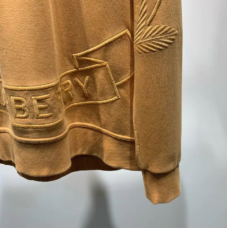 Burberry Burberry Orange Cotton Men's Sweatshirt Size US XL / EU 56 / 4 - 5 Thumbnail