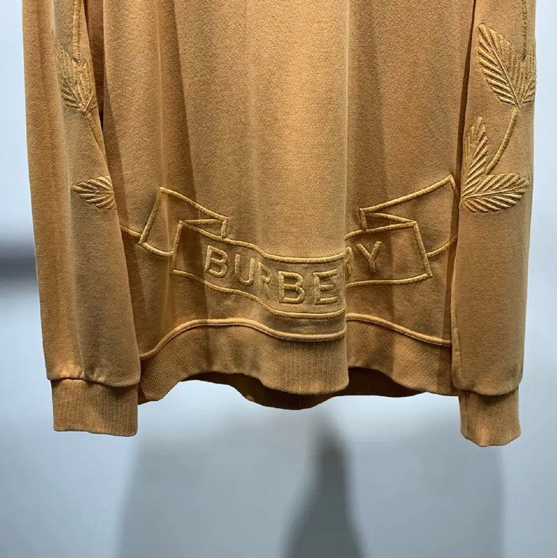Burberry Burberry Orange Cotton Men's Sweatshirt Size US XL / EU 56 / 4 - 4 Thumbnail
