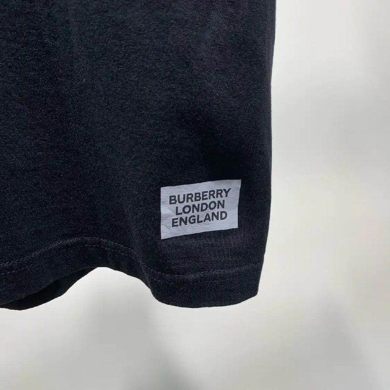 Burberry Burberry Black Cotton Men's T-Shirt Size US XS / EU 42 / 0 - 6 Thumbnail