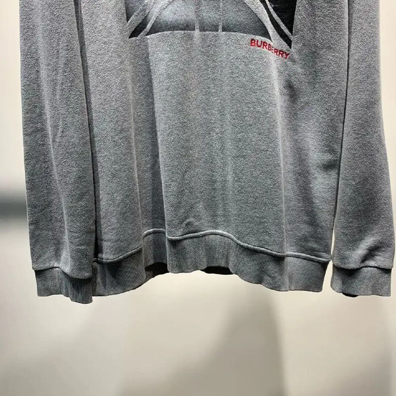Burberry Burberry Gray Cotton Men's Sweatshirt Size US L / EU 52-54 / 3 - 4 Thumbnail
