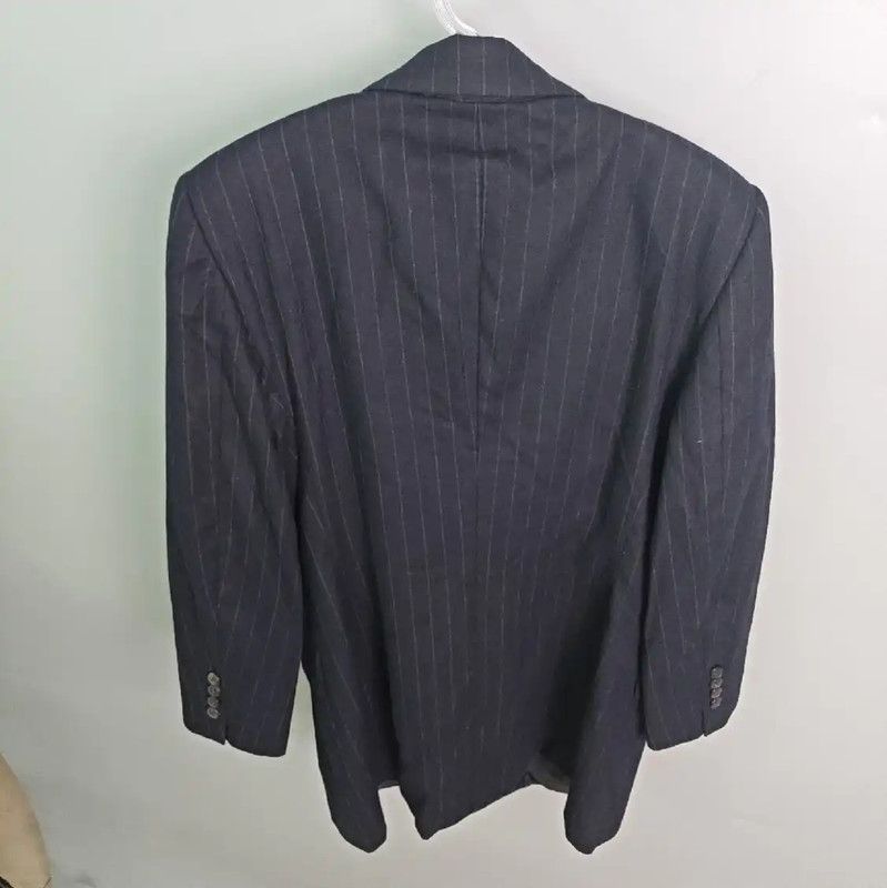 Burberry Burberry Men's Dark Blue Long Coat Size US L / EU 52-54 / 3 - 4 Thumbnail