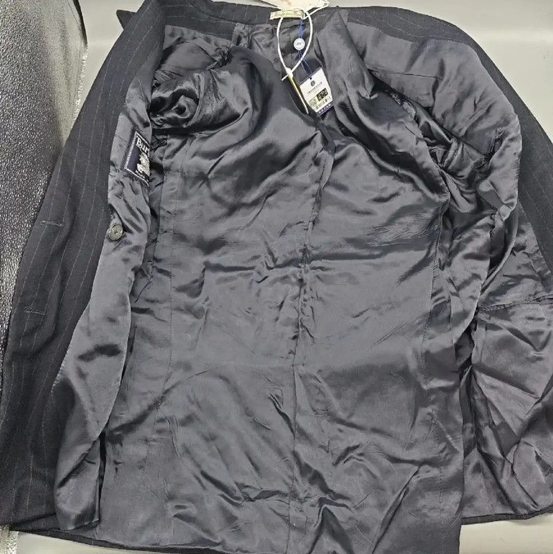 Burberry Burberry Men's Dark Blue Long Coat Size US L / EU 52-54 / 3 - 2 Thumbnail