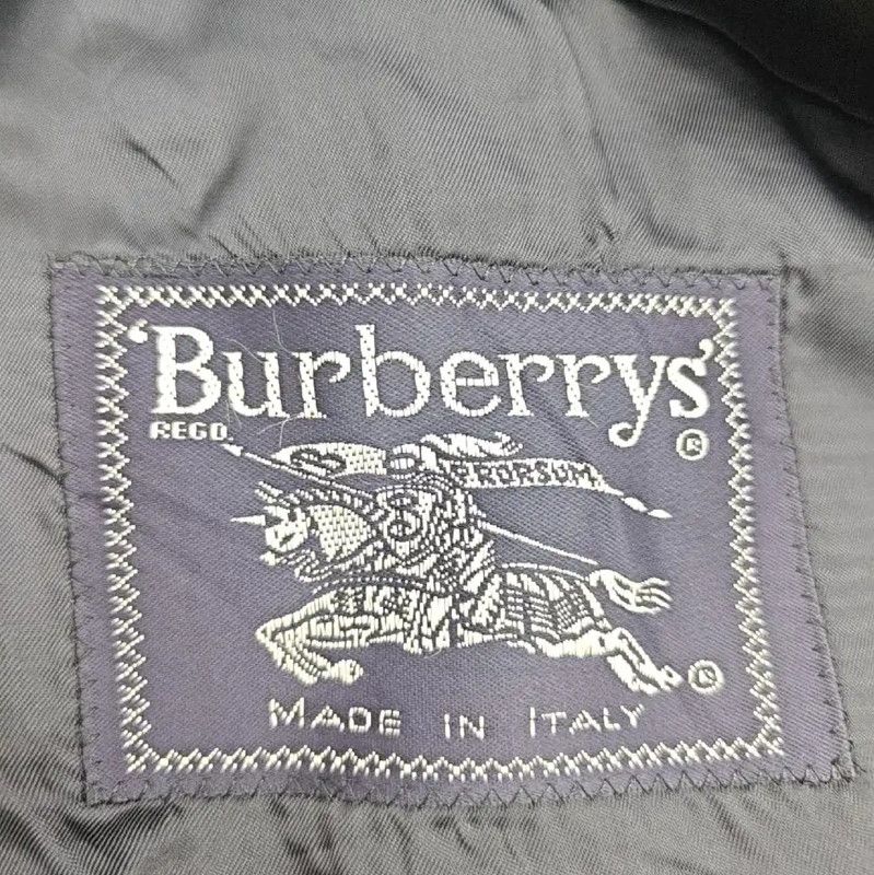 Burberry Burberry Men's Dark Blue Long Coat Size US L / EU 52-54 / 3 - 7 Thumbnail