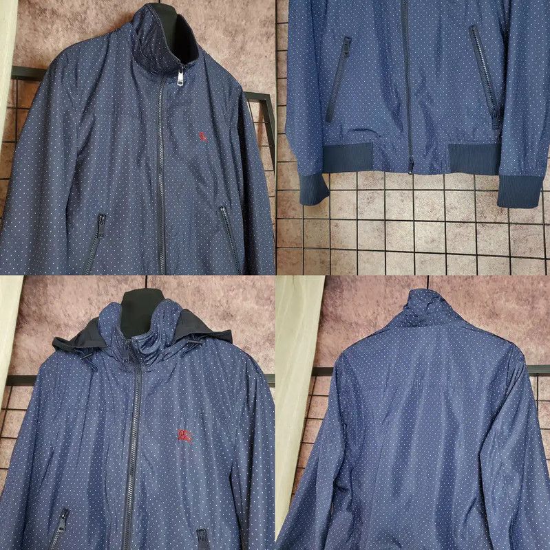 Burberry Burberry Deep Blue Polka Dot Jacket for Men Size US M / EU 48-50 / 2 - 5 Thumbnail