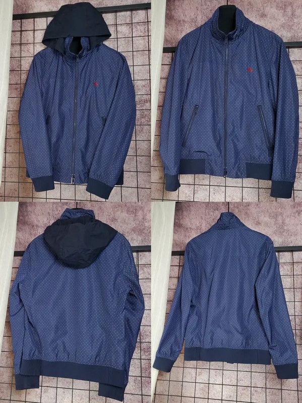 Burberry Burberry Deep Blue Polka Dot Jacket for Men Size US M / EU 48-50 / 2 - 2 Thumbnail