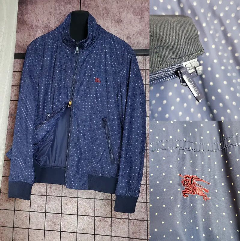 Burberry Burberry Deep Blue Polka Dot Jacket for Men Size US M / EU 48-50 / 2 - 4 Thumbnail