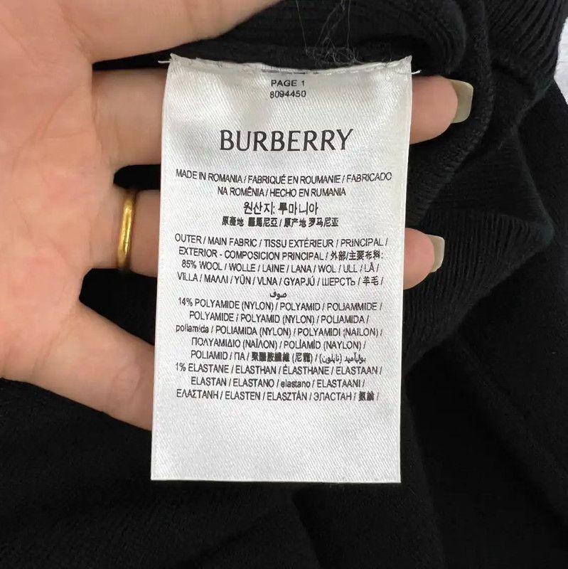 Burberry Burberry Black Cotton Casual Pants for Men Size US 26 / EU 42 - 3 Thumbnail