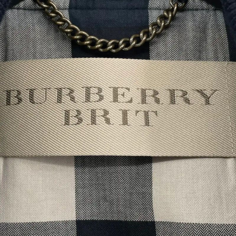Burberry Burberry Navy Wool Men's Long Sleeve Jacket Size US L / EU 52-54 / 3 - 4 Thumbnail