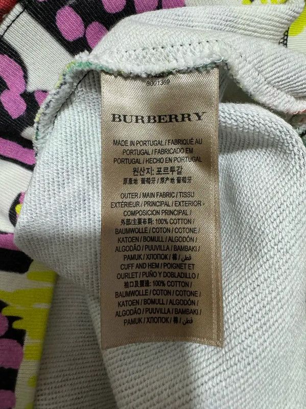 Burberry Burberry Colorful Logo Cotton Hoodie for Men Size US XXL / EU 58 / 5 - 4 Thumbnail