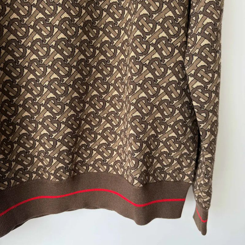 Burberry Burberry Brown Wool Long Sleeve Sweater Size US S / EU 44-46 / 1 - 3 Thumbnail