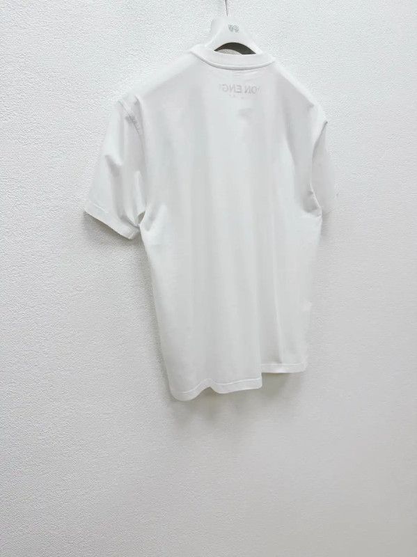 Burberry Burberry Men's White Short Sleeve T-Shirt Size US L / EU 52-54 / 3 - 4 Thumbnail
