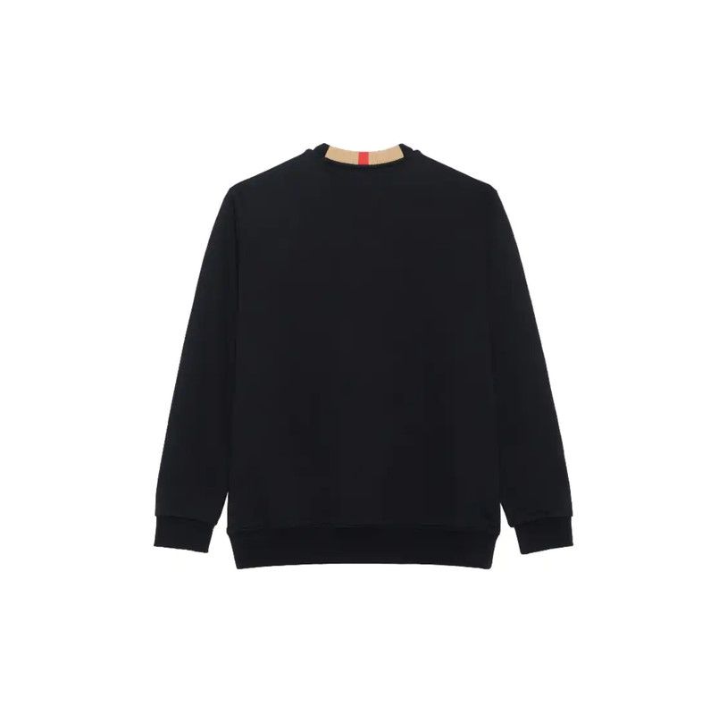 Burberry Burberry Black Cotton Lettered Long Sleeve Sweatshirt Size US S / EU 44-46 / 1 - 2 Thumbnail
