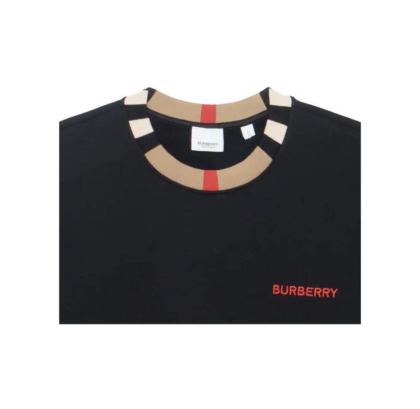 Burberry Burberry Black Cotton Lettered Long Sleeve Sweatshirt Size US S / EU 44-46 / 1 - 3 Thumbnail