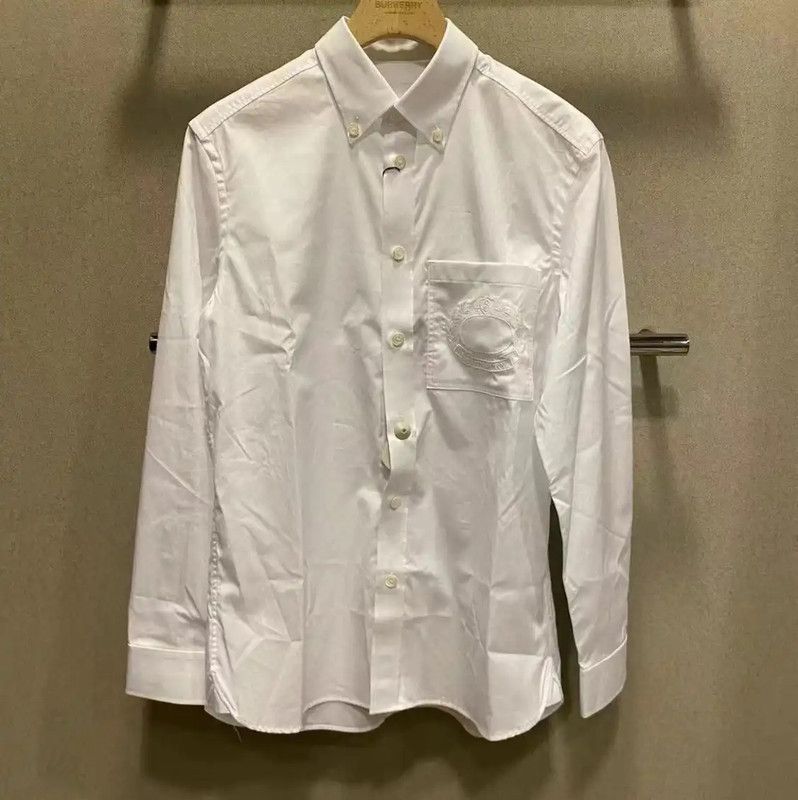 Burberry Burberry Logo Check Long Sleeve Shirt Size US M / EU 48-50 / 2 - 10 Thumbnail